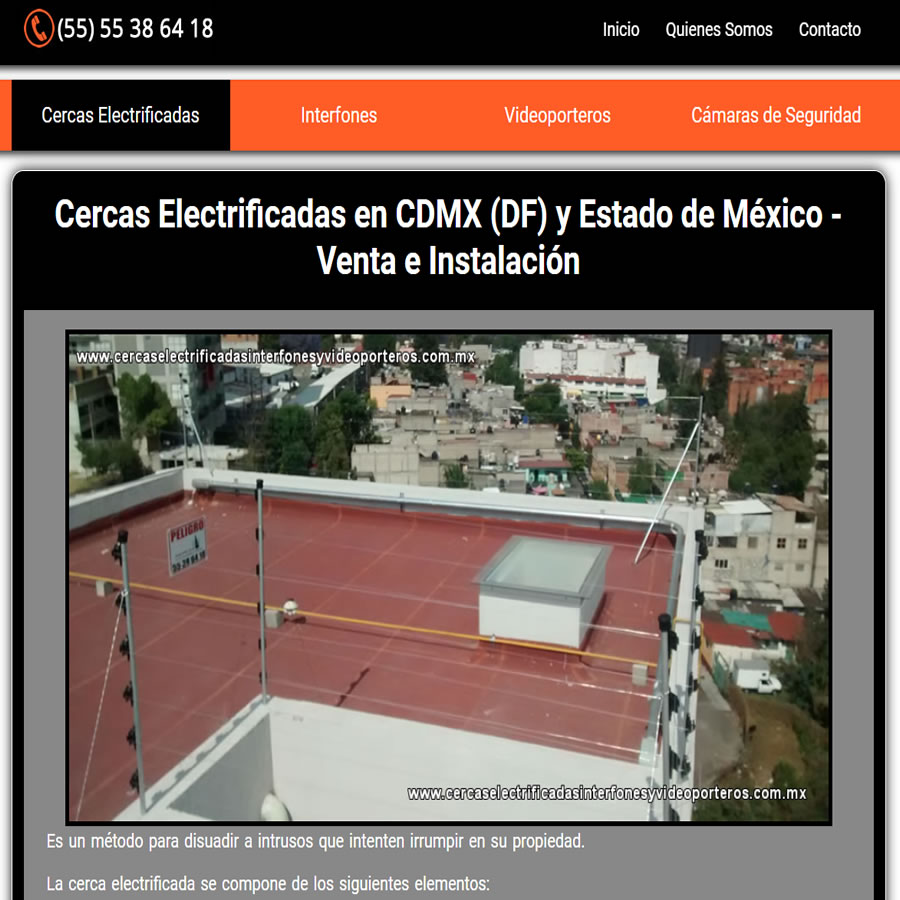 Venta e Instalación de Cercas Elecrtificadas, Interfones y Videoporteros en CDMX
