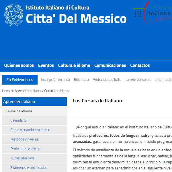 Cursos y Clases de Italiano en CDMX