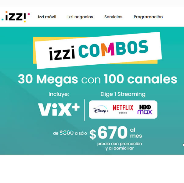 Television de Paga en México IZZI
