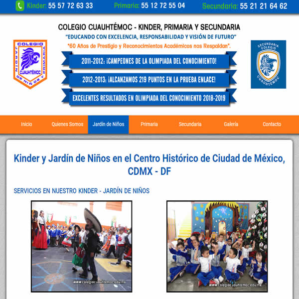 Kinder y Jardin de Niños en CDMX