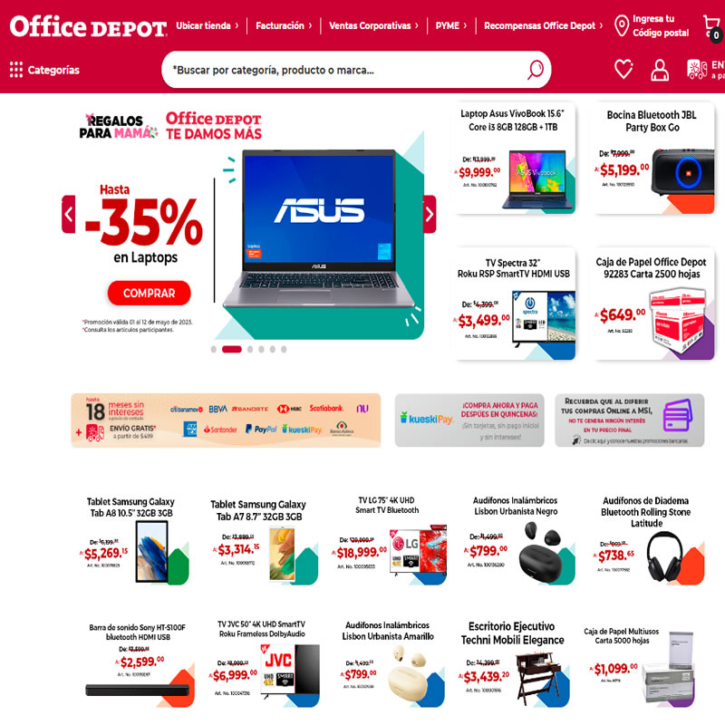 Office Depot - Tienda de Equipo de Cómputo en México