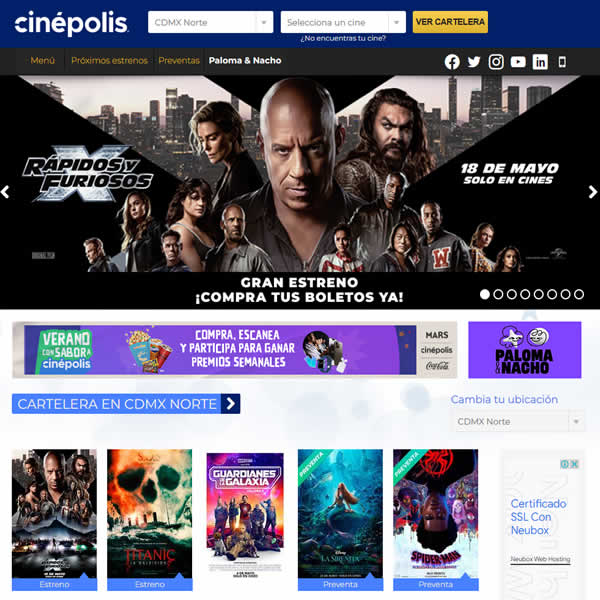 Cinepolis - Las Mejores Salas de Cine en México