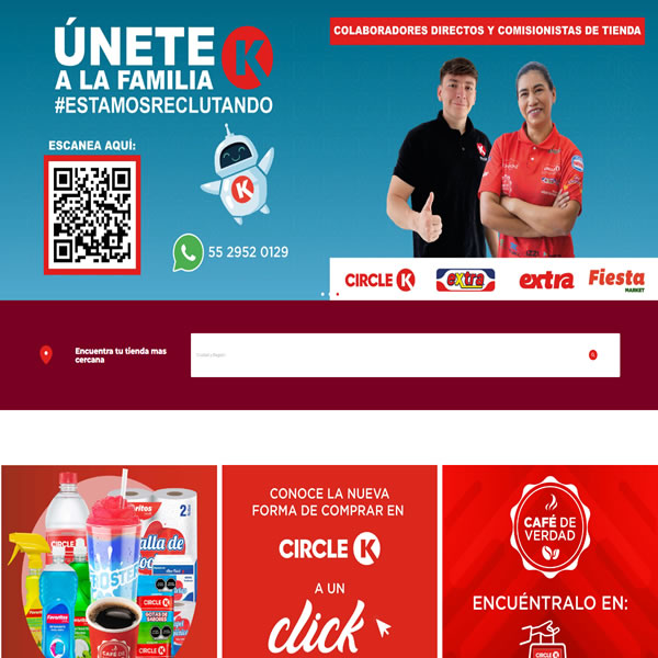 Circle K y Tiendas Extra - Franquicias de Minisupers y Tiendas de Conveniencia en México