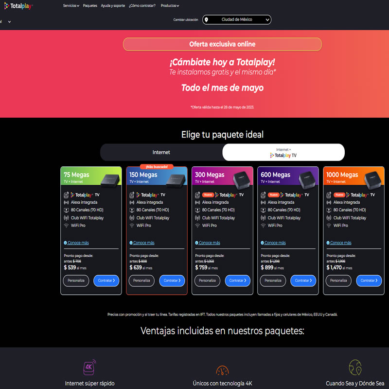 TotalPlay - Compañía Telefónica en México
