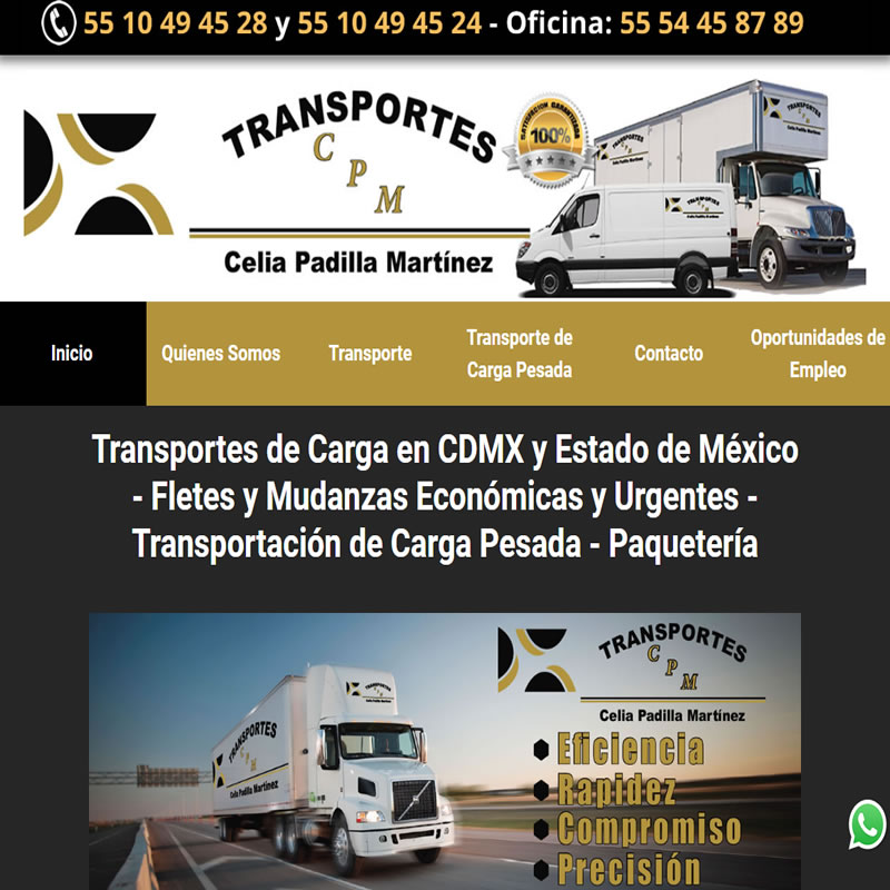 Transportes de Carga en CDMX
